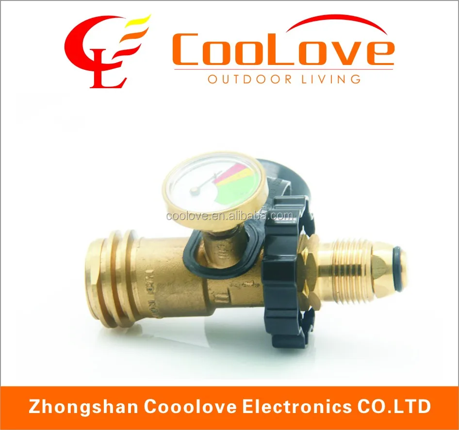 Master Forge Metal copper Propane tank pressure gauge Gas bottle Level Indicator