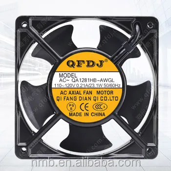 
QFDJ 120*120*38mm ac 110volt mini portable cooling fan LED projector ventilation fan 