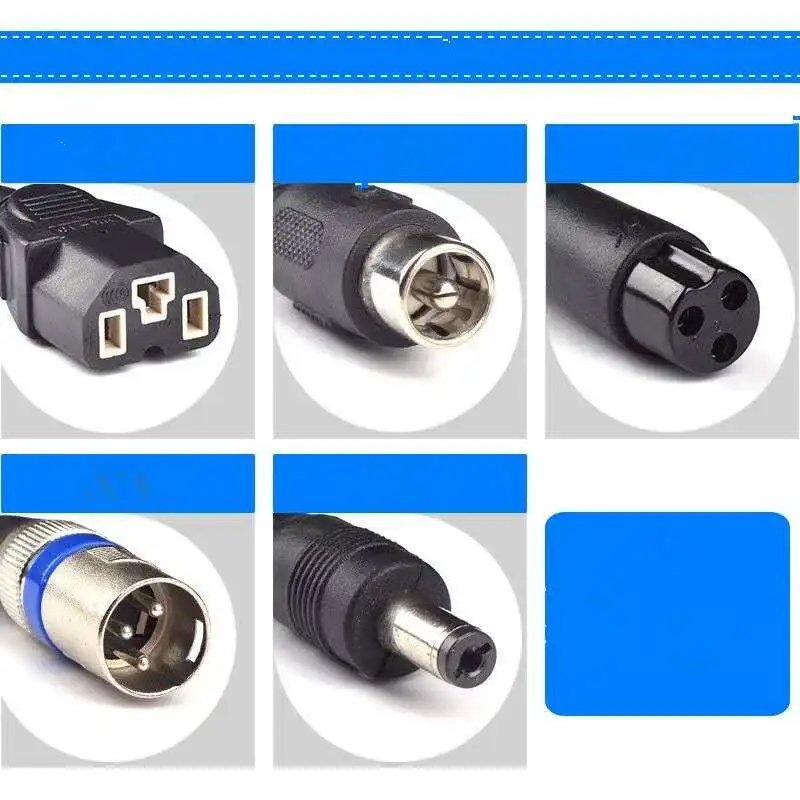 Electric Scooter Lithium li-ion battery charger 21v 22v 23v 27v 28v 33v 29v35v 36v 38v 34v 1A 2A for ebike drone&ebike sharing