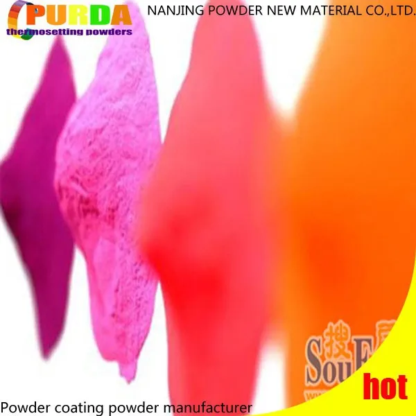 Electrostatic thermosetting powder paints