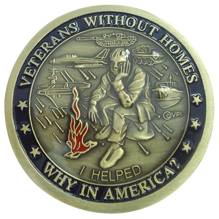 Design Commemorative  Antique Old Metal Challenge Old Coin