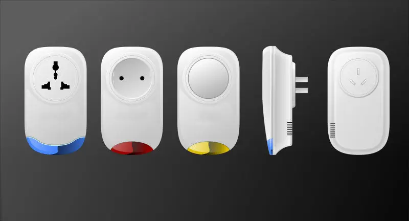 Горячие продажи! WIFI/GSM беспроводная умная розетка для квартиры! охранная пожарная сигнализация!