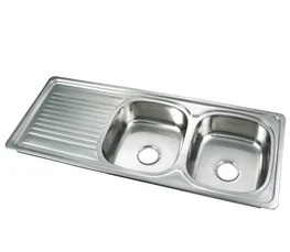 Factory Directly Double Bowl Single Drain Board Sell Stainless Steel Kitchen Sink