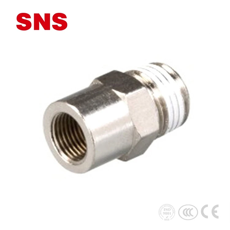 SNS BKC-PC прямой пневматический нержавеющая сталь 304 трубчатый соединитель для тяги в одно касание металлической фурнитуры