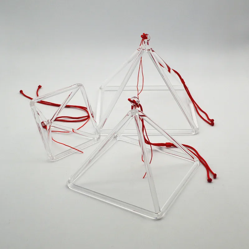 HF Meditation Quartz Crystal Singing Pyramid One Set For Musical Healing