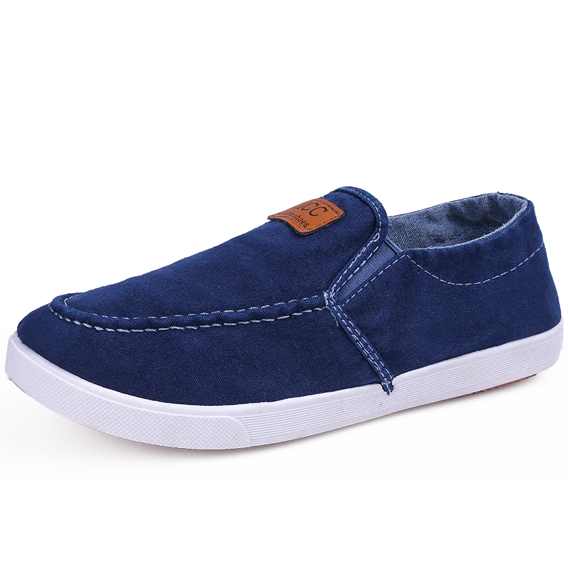 
Men Flat Casual Canvas Shoes Slip-on Shoes For Man 