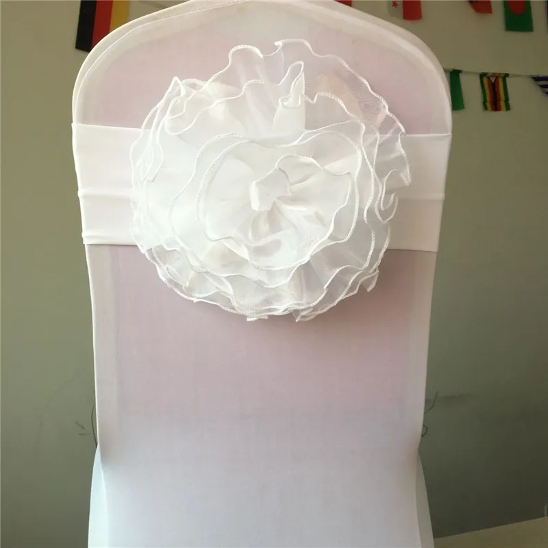 
Marious organza chair sash for chair tie backs chair flower wedding party decoration  (60784754487)