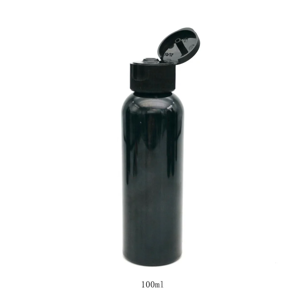 black plastic pet bottles 30ml 70ml  100ml 150 ml 200ml 250ml  300ml 500ml cosmetic packaging sprayer shampoo lotion pump bottle