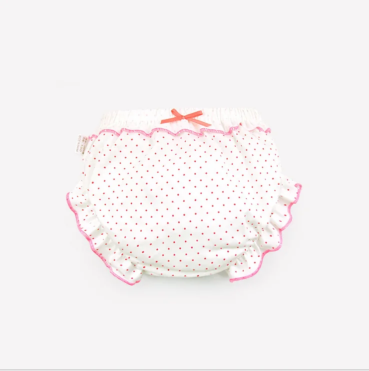 
Cotton Cute Underpants Kids Infant Stripe Bow Lace Panties Baby Girl Underwear 