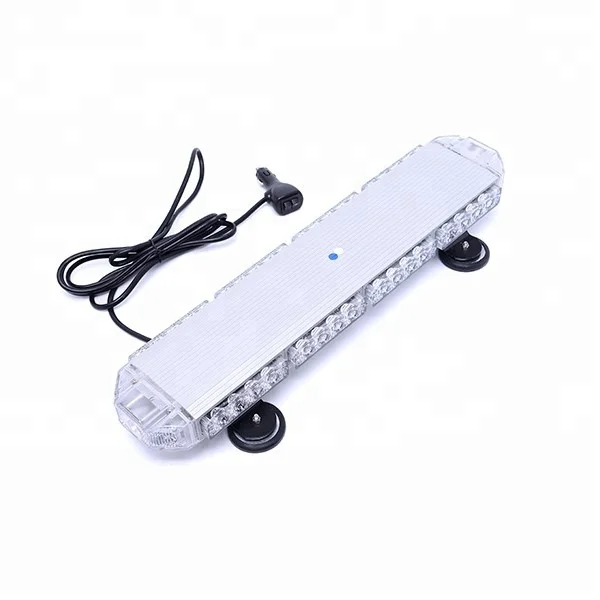 Factory sale Red Led ambulance light bar Low Profile Police Warning Led Lightbar with siren speaker