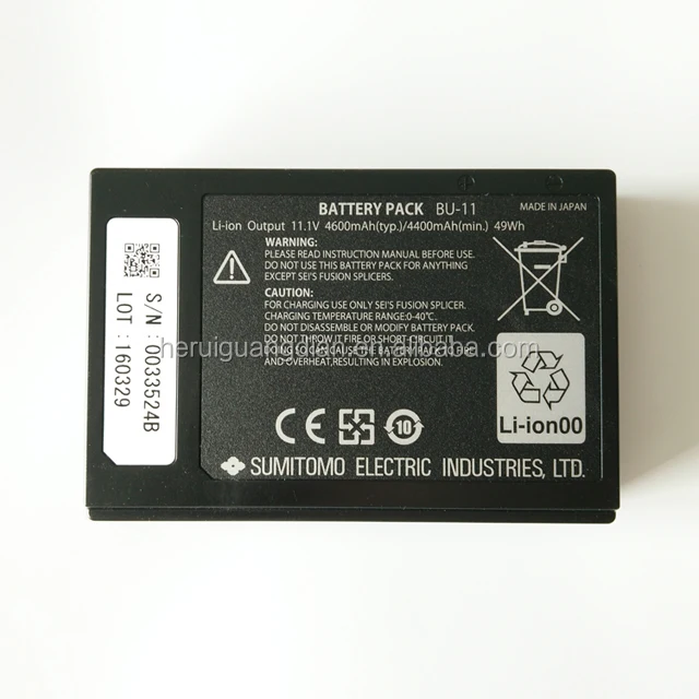 Японии SUMITOMO BU-11 оптического волокна splicer батареи