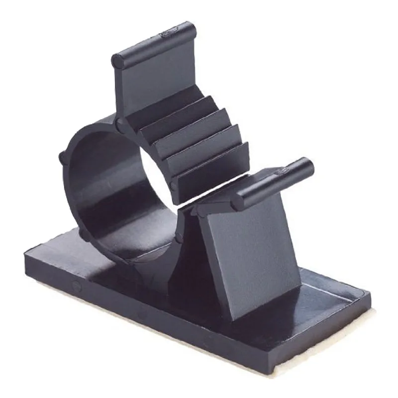 Wiring Accessories 0-10mm size Adjustable Green Sticky Adhesive Glue Cable Clips Car Charging Cable Holder Internet Line Finishing