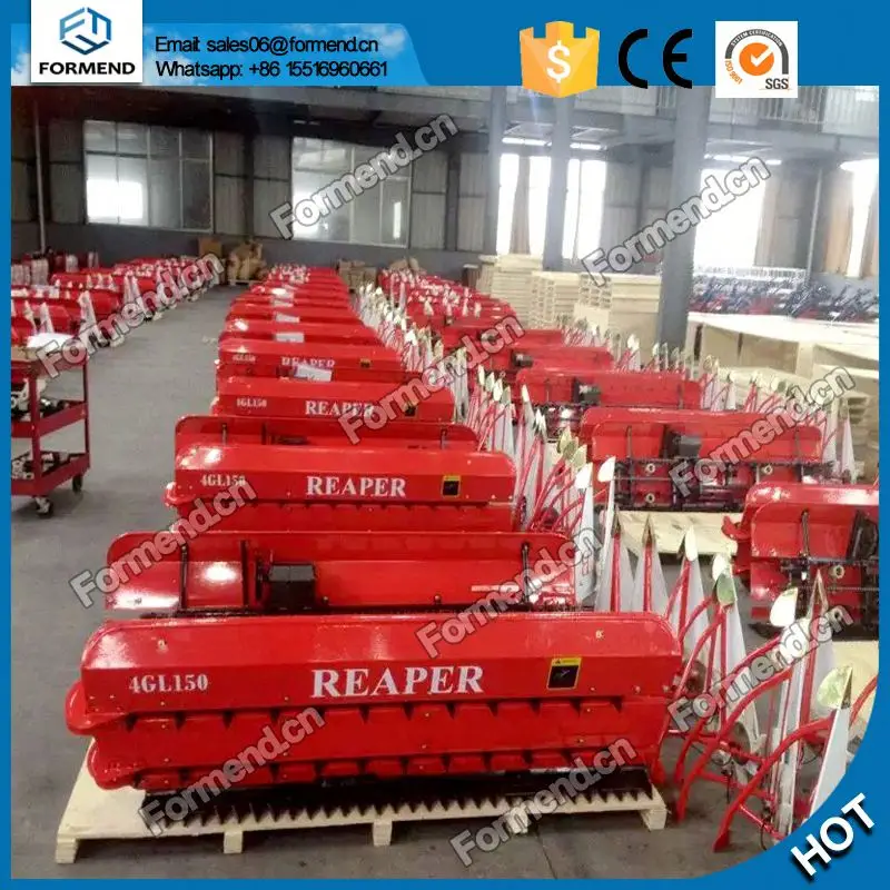 Korea mini reaper binder-mini rice combine harvester