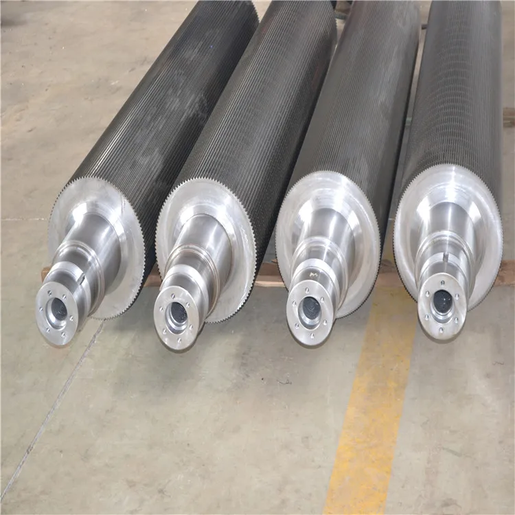 Professional high precision Corrugated roller alloy steel corrugate cardboard roller