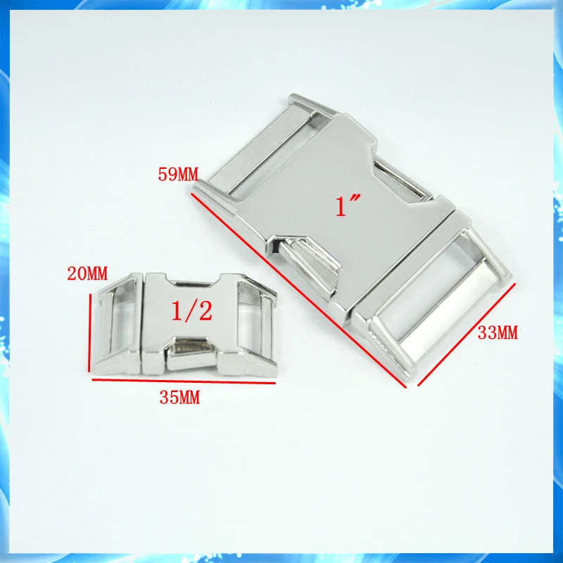 Metal side release buckles curved metal buckles for backpack