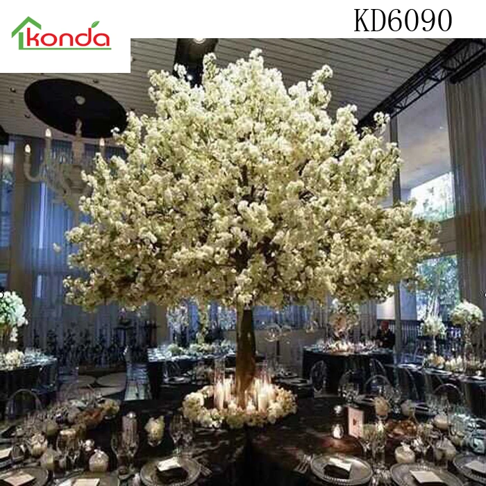 Оптовая продажа, искусственное Цветущее Вишневое дерево, цветок, украшение Сакура для свадьбы