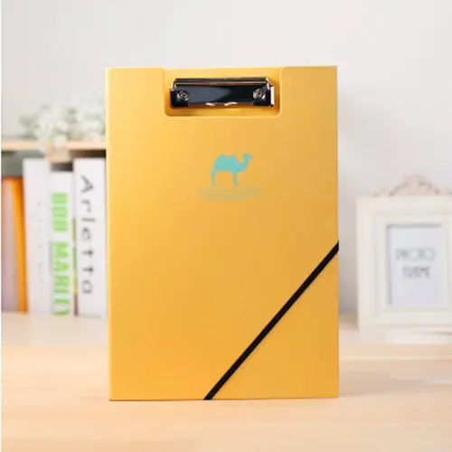 A4 Office Stationary Double-clip Document/File/ Folder/ Data Paper Clipboards with Bandage With String