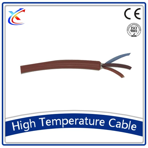 High temperature silicone rubber sheath core 3mm2 flexible cable