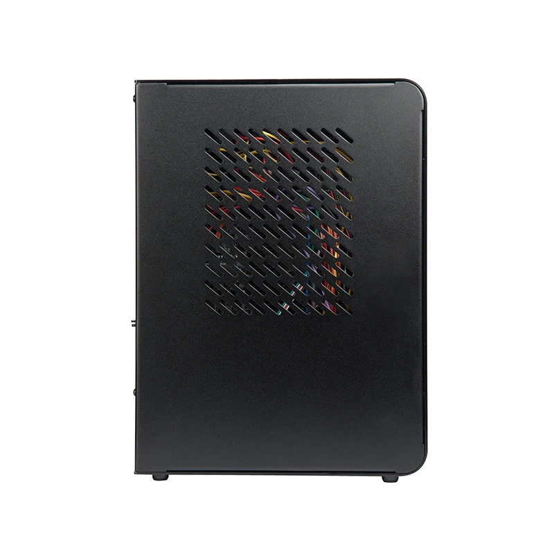 Корпус RGeek OEM U110 Micro ATX ITX, безвентиляторный мини-Корпус для ПК, прочный корпус для ПК, настольный шкаф с держателем для видеокарты