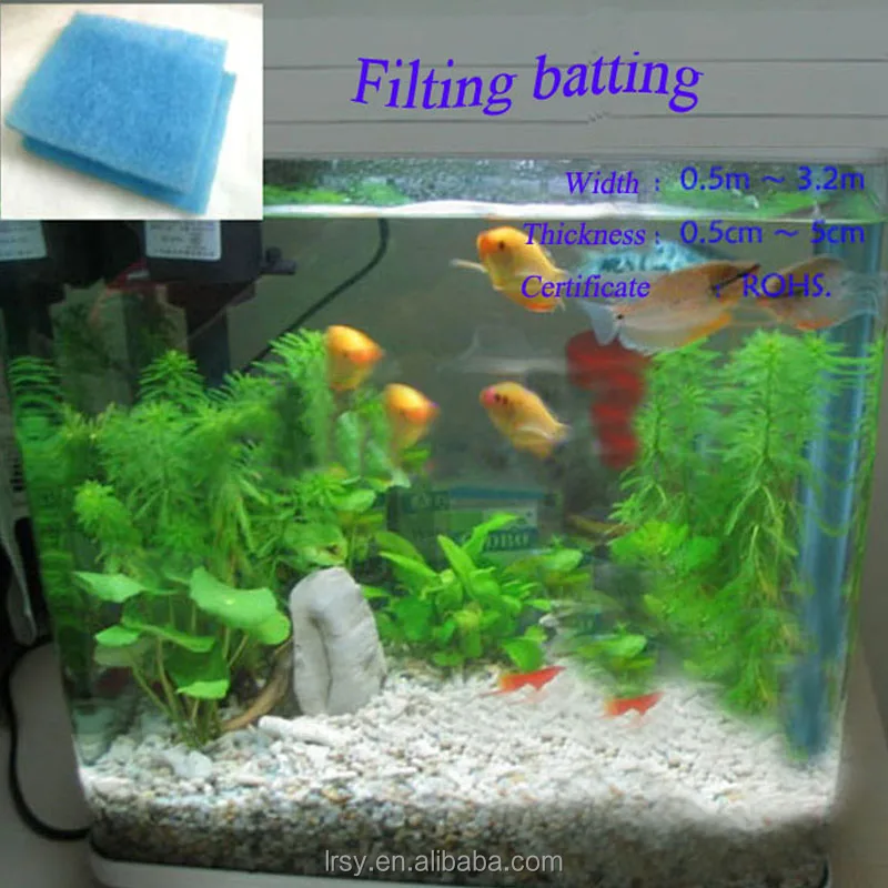 Eco-friendly polyester filter pad dust filtering premium padding and deodorant effect coarse filter cotton