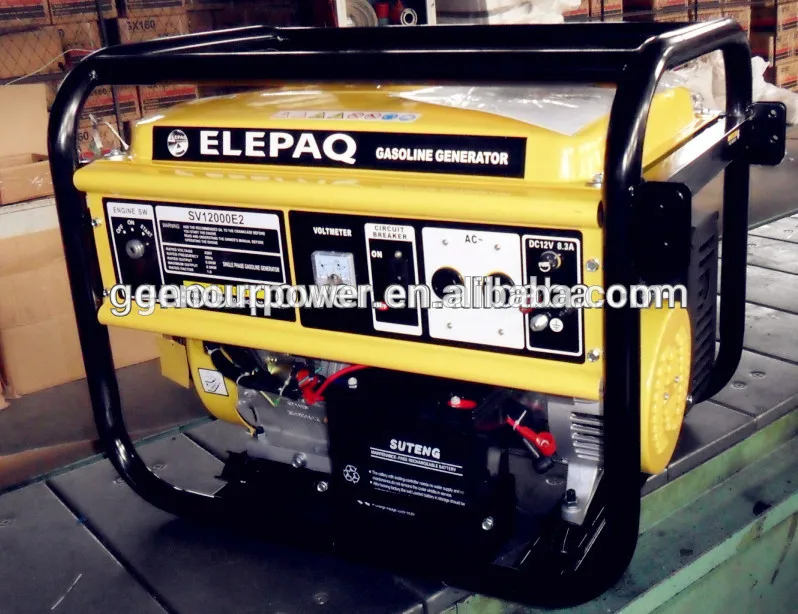 elepaq 15hp бензиновый генератор 6 ква ключевые пусковой