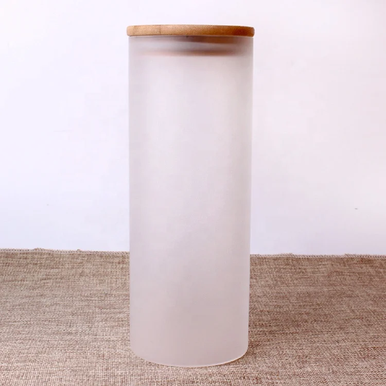 
1000ml glass jar with bamboo wood lid for rice flour food storage 