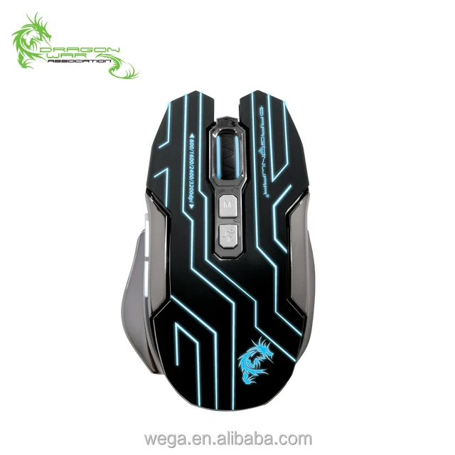 Manufacturer LED light DPI adjust Shooting Game mouse with macro function
