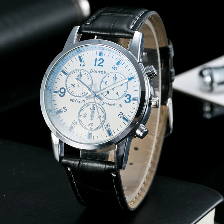 Luxury Men Watch,Men Leather Watch,Geneva Men Watch