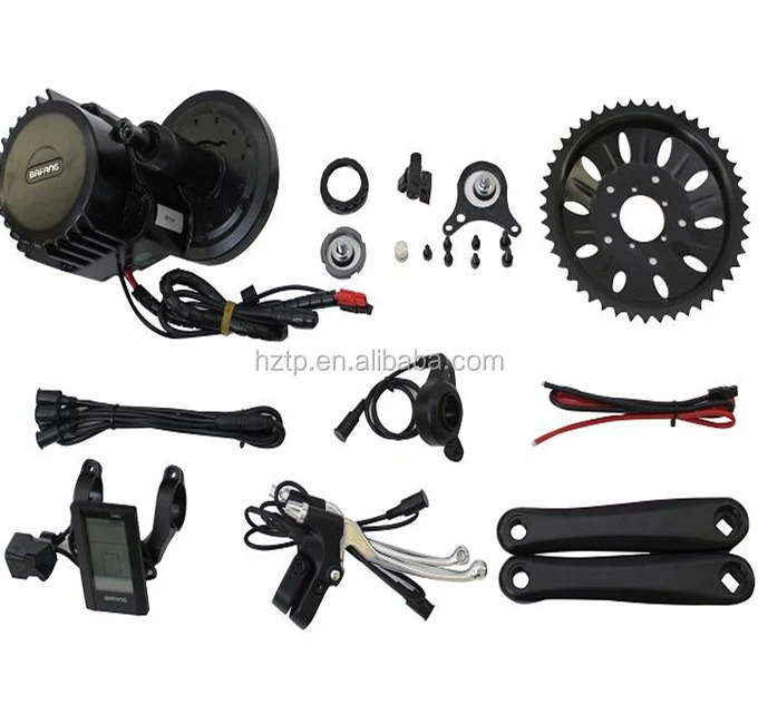 Kit electric bike 48V for diy bicycle 500W bafang 8FUN BBS02 motor kit with waterproof cable