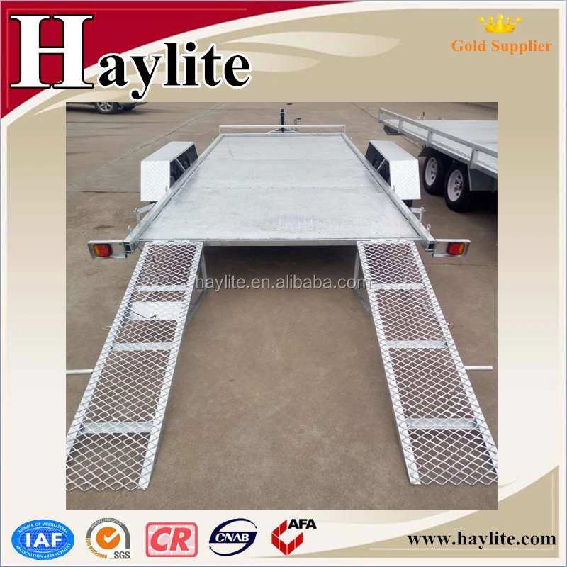 Australian galvanised Car Trailer with tandem design