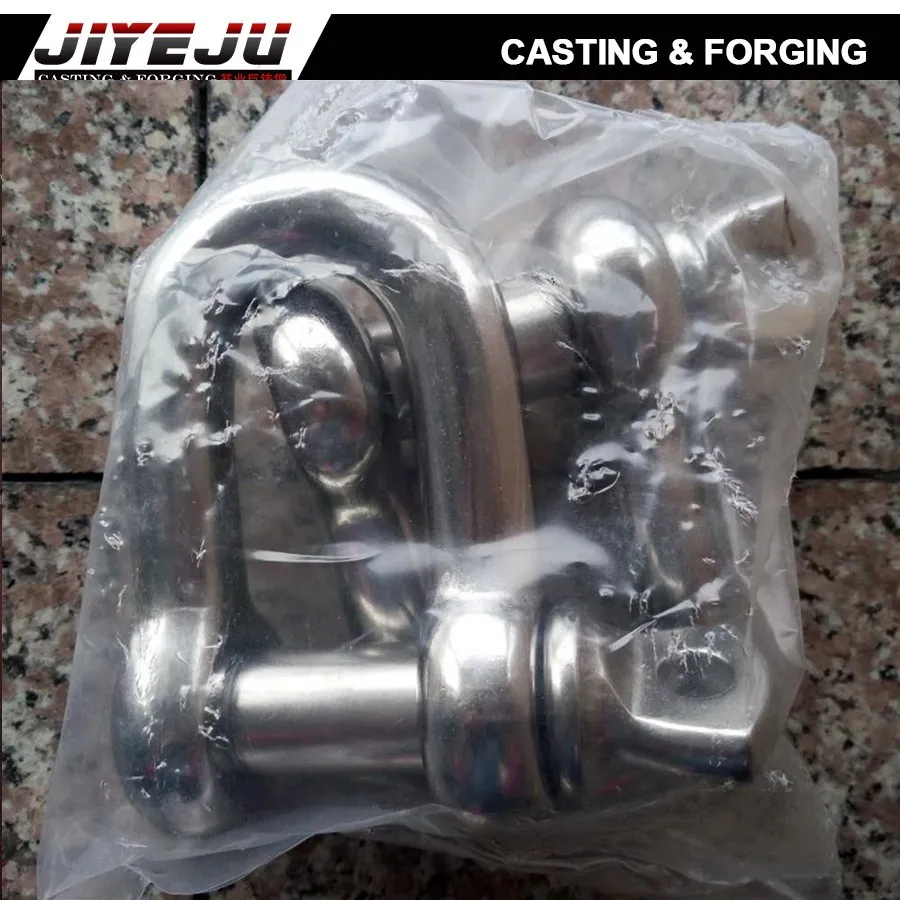 US type shackle D type 3/4 diameter stainless 304 shackle