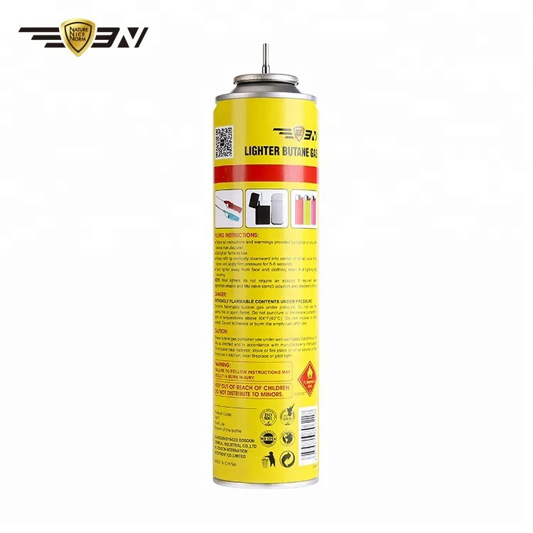 280ml Aerosol Lighter Butane Gas, Portable Torch Lighter Gas Refill, 3N Ultra Refined Gas Refill for Camping