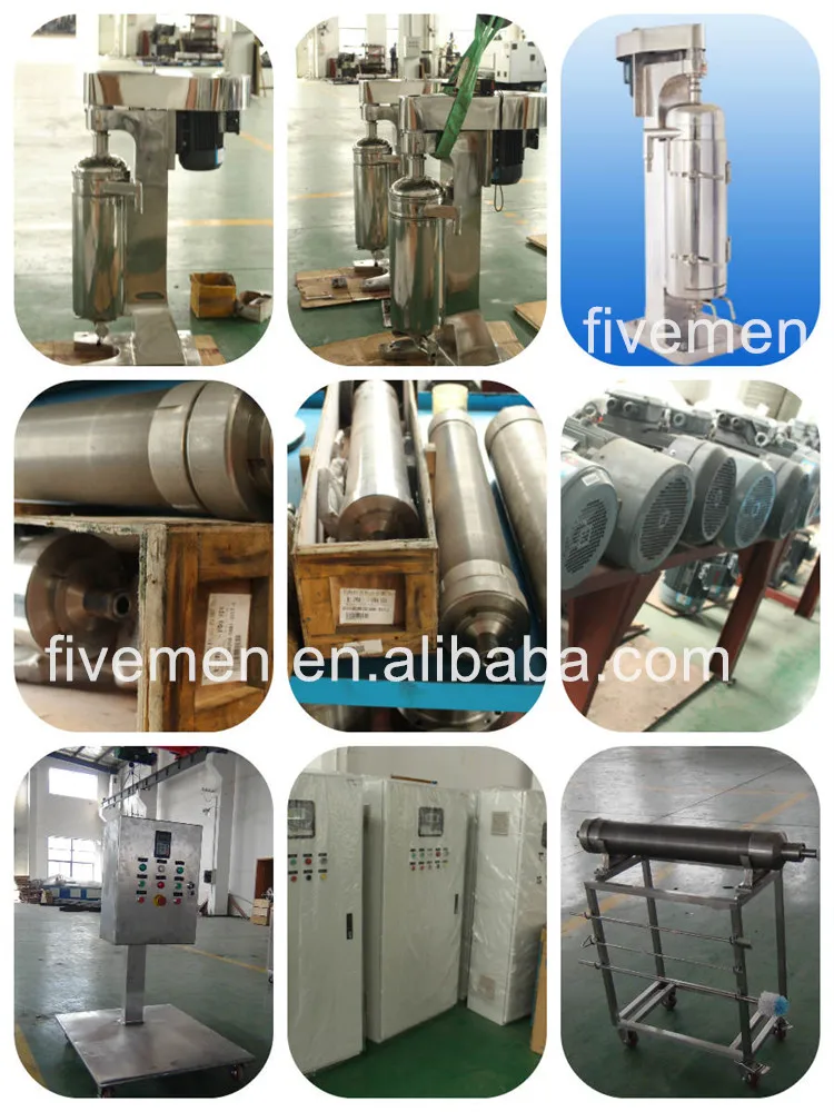GF industrial tubular centrifuge for virgin coconut oil centrifuge machine price