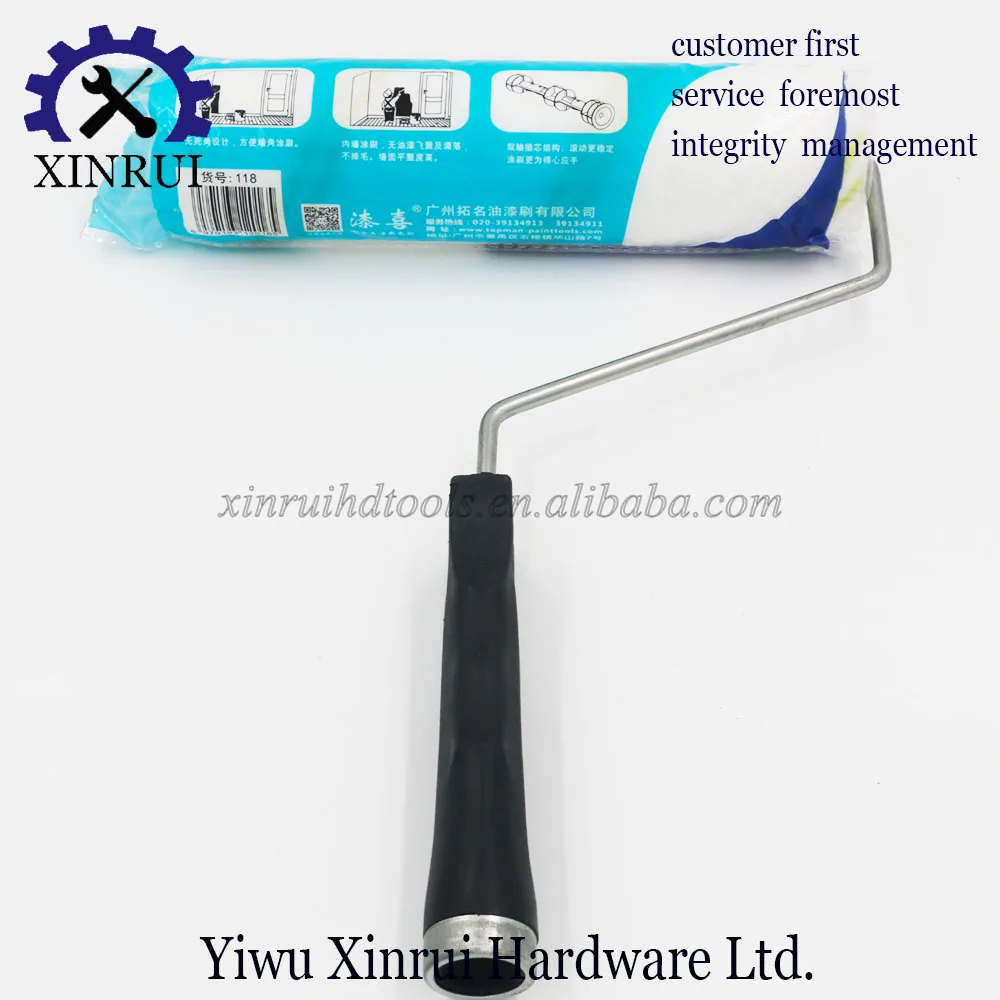 Trade Assurance Supplier Plastic Handle high absorbing pattern paint roller brush