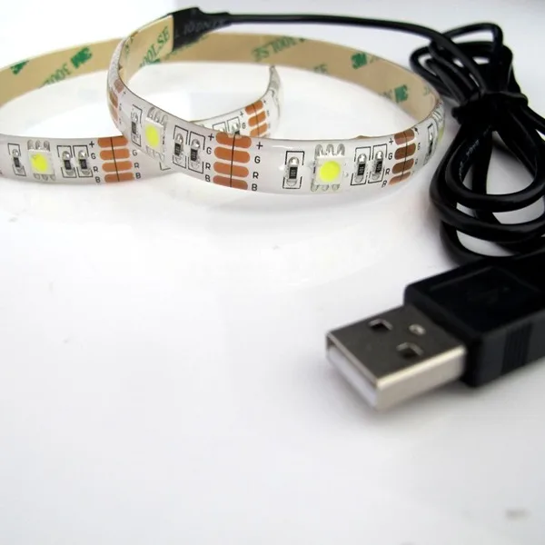 Wholesale 5v usb powered waterproof smd led strip light 16.5ft