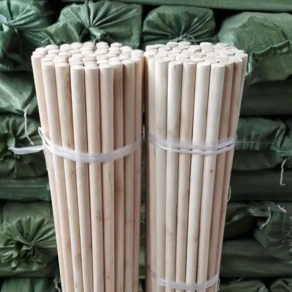 Eco-Friendly 70-220cm Length Round Eucalyptus Wooden Sticks for Flags