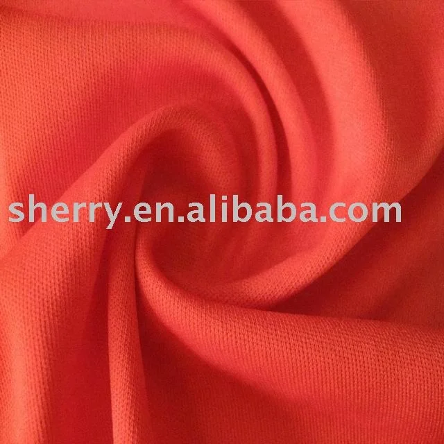hot selling knitted poly dty brushed 100% polyester Interlock fabric for dress