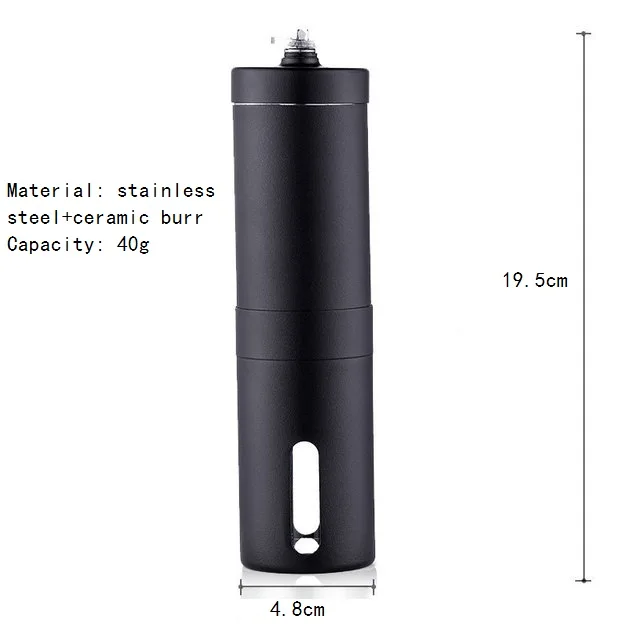 Wholesale oem Accept Stainless Steel Housing Ceramic Burr Manual Coffee Grinder