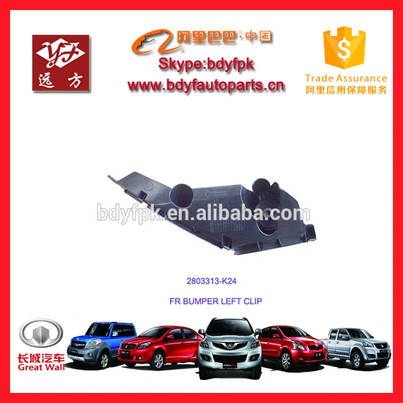 2803313-K24 грейт вол ховер н3 передний бампер клип