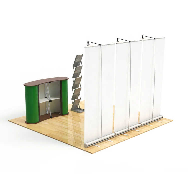 Aluminum custom logo printing 3x3 size exhibition stand trade show 10x10 display booth