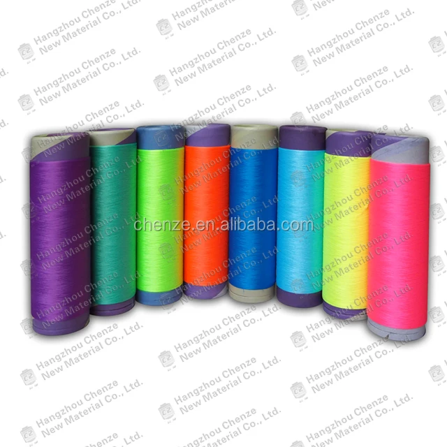 
polyester textured filament yarn DTY 50D-1200D colorful dope dyed polyester filament yarn 