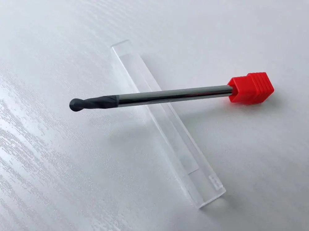 CNC tools diamond milling cutter CVD round ball nose end mill for graphite