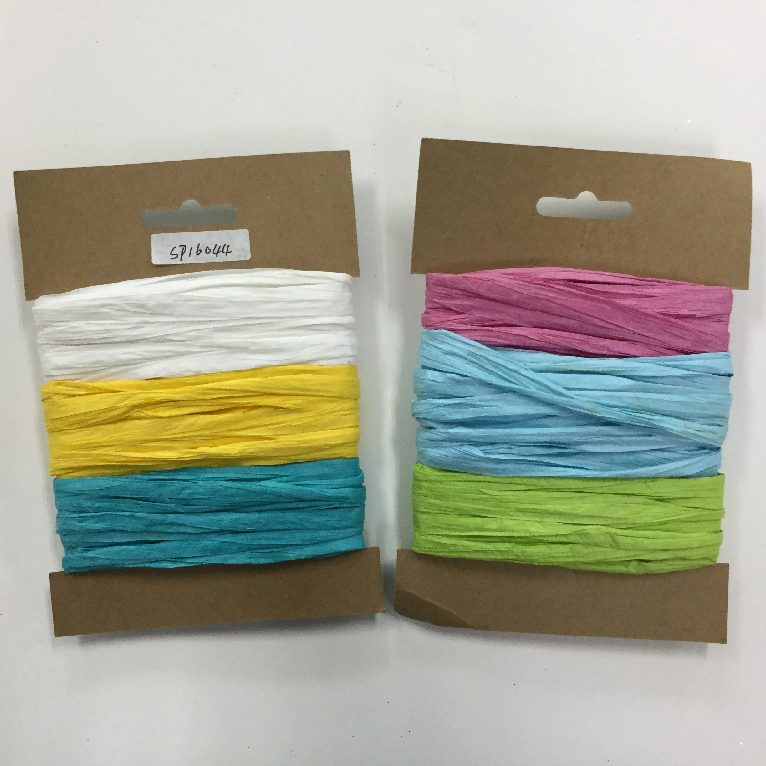 wholesale natural paper raffia band ribbon