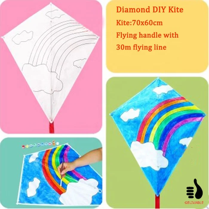 Kids gift diamond shape  DIY  toys kite