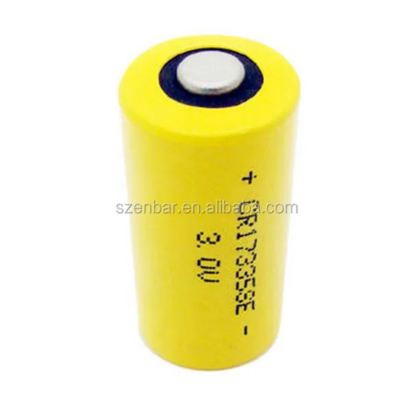 High Discharge Rate Good Quality and Cheap Price 3V 1500mAh Cylinder Lithium Ion Battery CR17335 123A