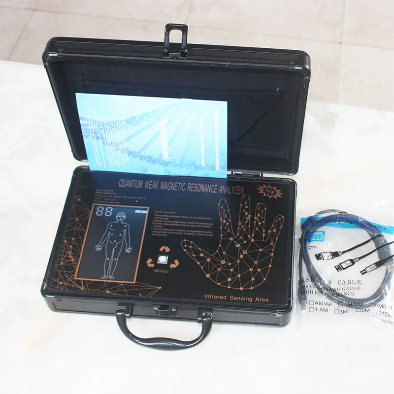 6th Quantum Body Analyzer Device Touch Key  Quantum resonance Health Checking Machine