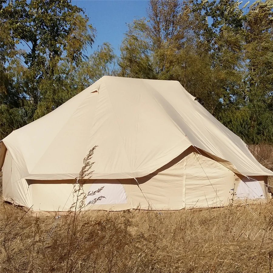 6x4 м Открытый Кемпинга Холст император колокол палатка для продажи