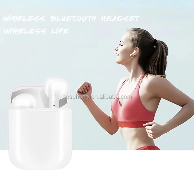 Hot sale i9s TWS Wireless BT5.0 Earphone  Stereo Earbud Headsets Charging  Battery box