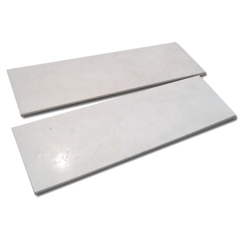 Недорогая цена Морден дизайн интерьерная белая мраморная лестница