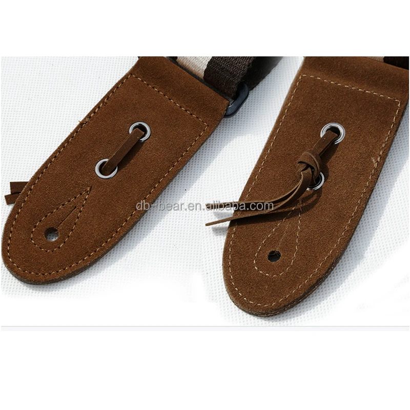 
packaging genuine leather electric bass guitar straps 